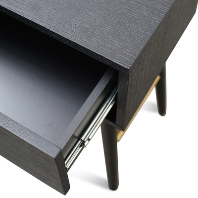 Bed Side Table with Pull - Out Drawer