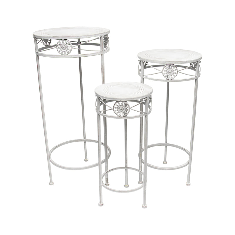 Set of 3 Nested Round Herald Tables
