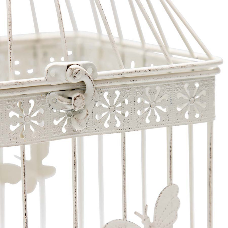 Set of 2 Nested Square Decorative Birdcages