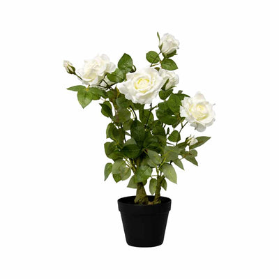 Potted Artificial Rose Bush