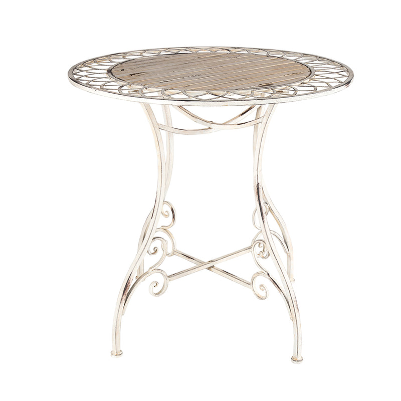 Martinique Table Metal with Wood