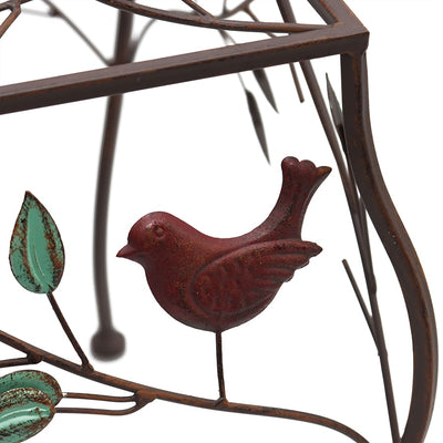 Set of 3 Nested Square Birds & Branch Plant Stands
