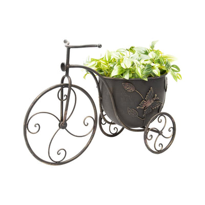 Bicycle Pot Planter With Butterfly