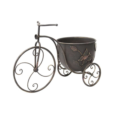 Bicycle Pot Planter With Butterfly