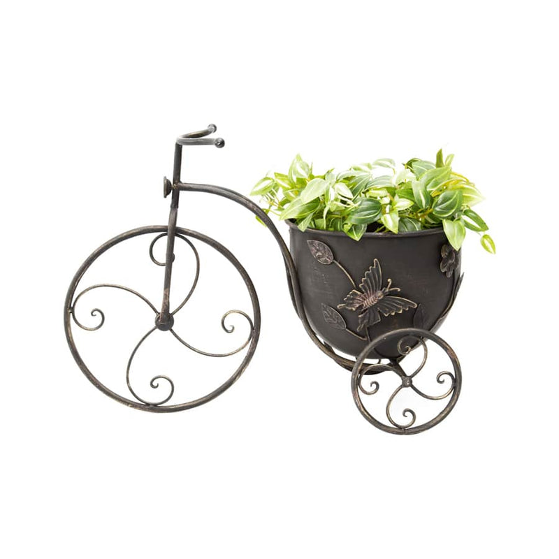 Bicycle Pot Planter With Butterfly