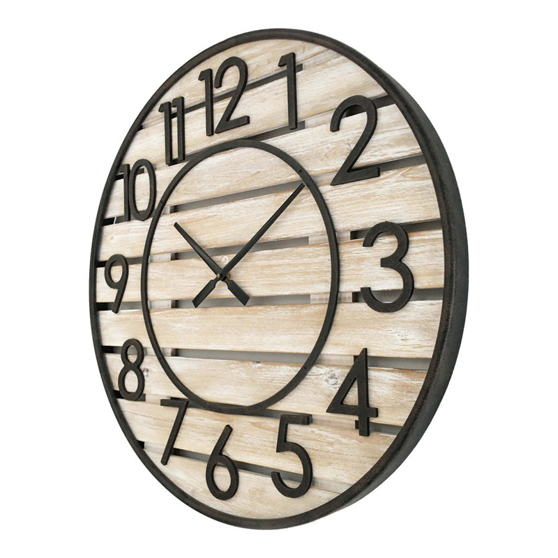 XXL Beach-House Panelled Clock