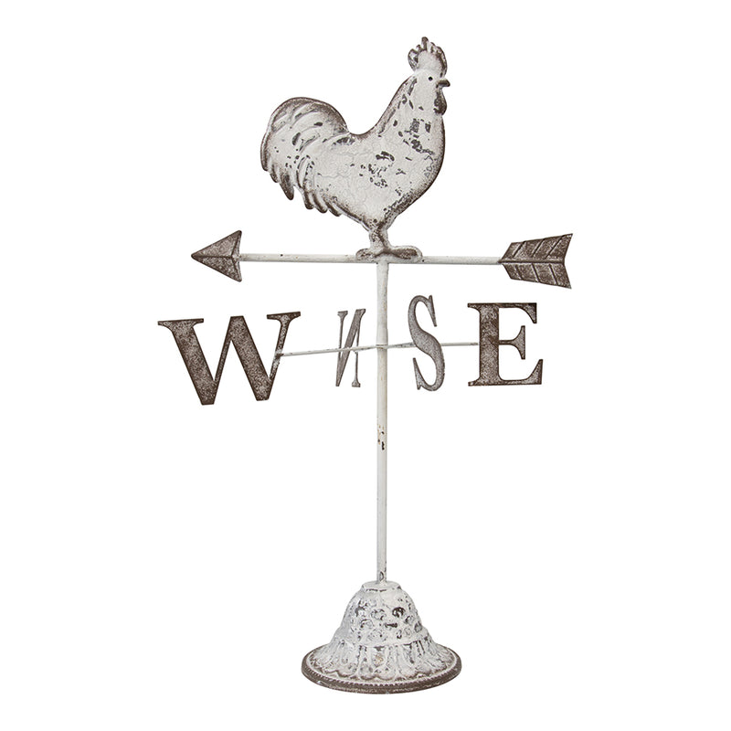 Distressed-Finish Rooster Weather Vane Ornament