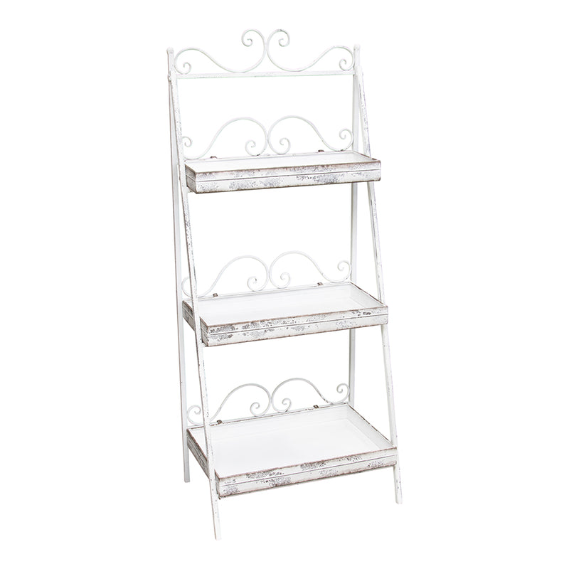 French Provincial 3-Tier Plant Shelf Stand