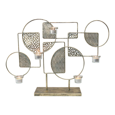 Abstract Hive Tea Light Candle Holder