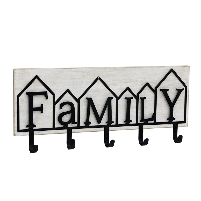 Family Five-Hook Wall Hanging