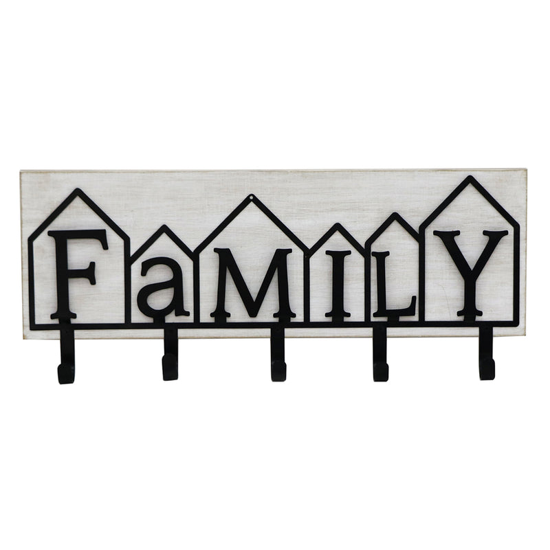 Family Five-Hook Wall Hanging