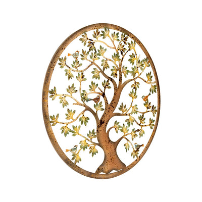 Laser-cut Tree-of-Life with Birds Wall Art
