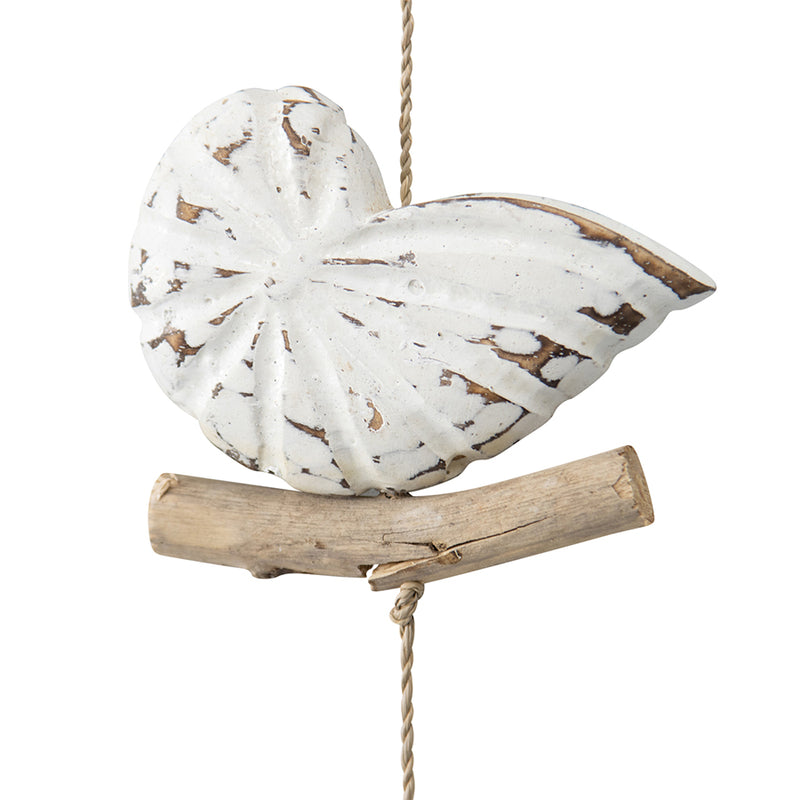 Handcrafted Shells with Driftwood Hanger