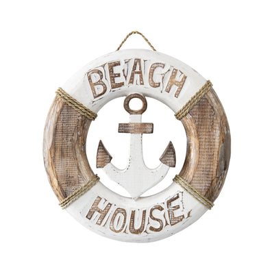 Handcrafted Beach House Anchor Wall Art