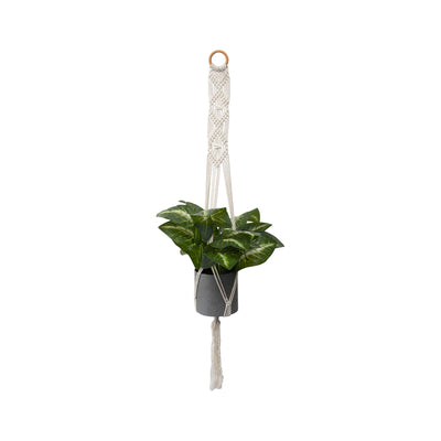 Handcrafted Macrame X-Design Pot Plant Hanger