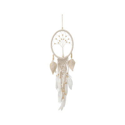 Handcrafted Natural Boho Tree-of-Life Dream-Catcher