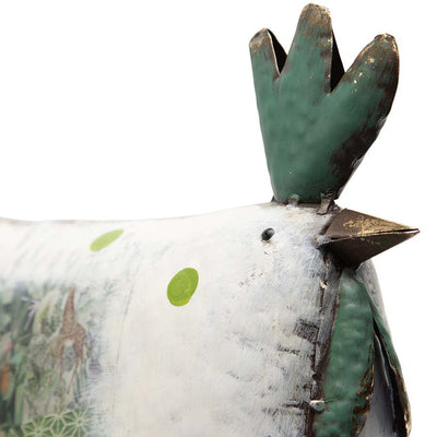 Natures Art Chook with Polka Dots Country Style Decor