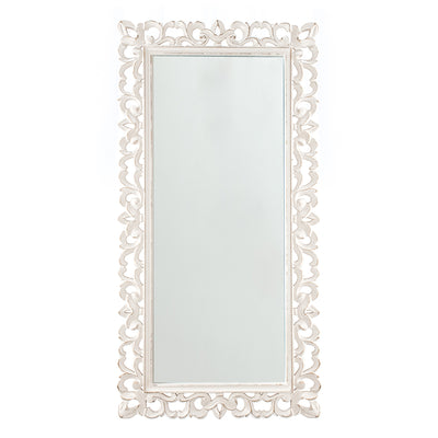 Large Hamptons Carved Wall Mirror