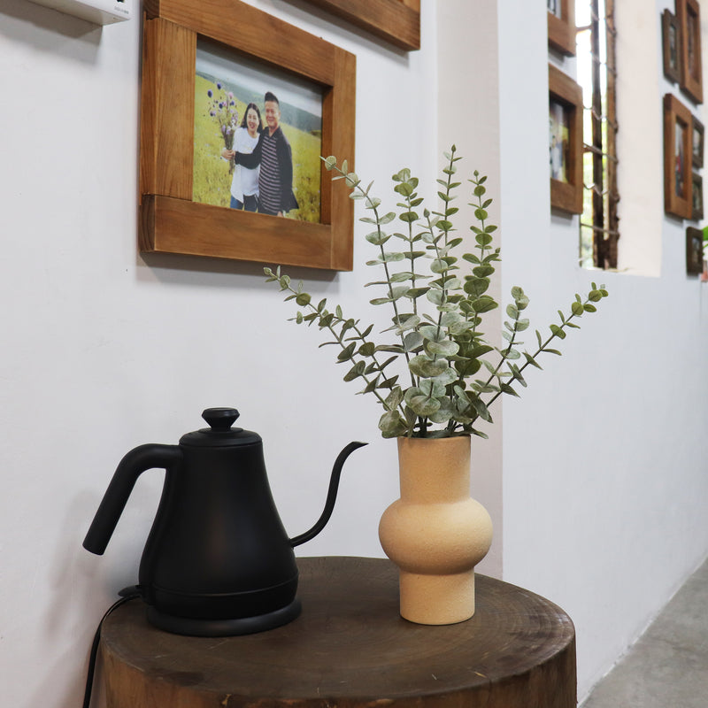 Costella Artifical Eucalyptus in Ceramic Vase