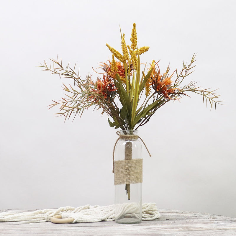 Botanica Artificial Mixed Flower Copper Bunch