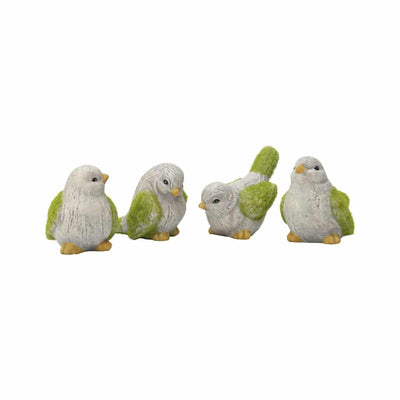 Set of 4 Assorted Bird Family