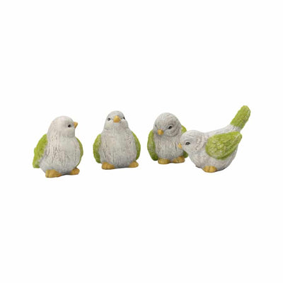 Set of 4 Assorted Bird Family