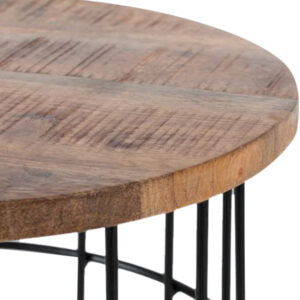 Industro-Mangowood Side Table