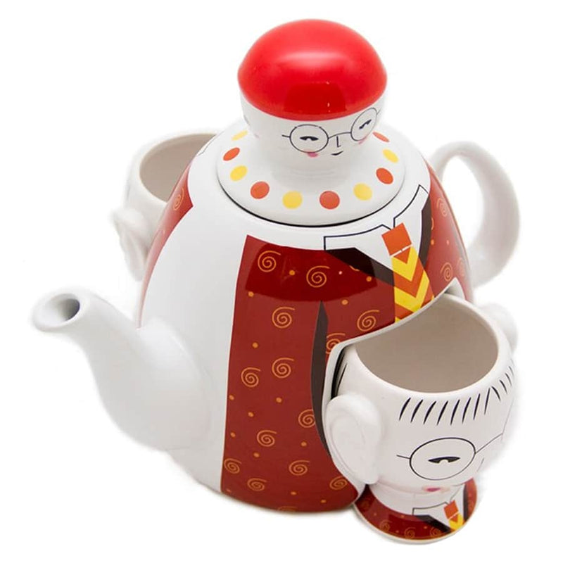 Smart Design Tea Pot with Two Cups