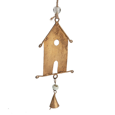 Houses with Bells Handcrafted Hanging Mobile