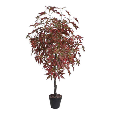 Potted Artificial Japanese Autumn Maple Tree