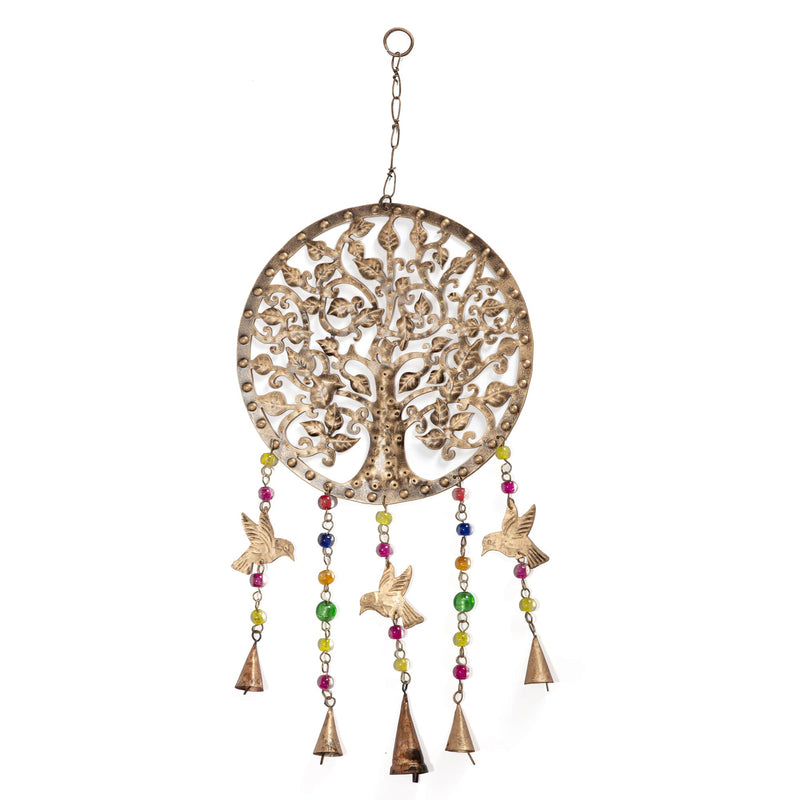 Handcrafted Tree of Life with Birds & Beads