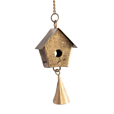 Handcrafted Hanging Arch Chime with Birds