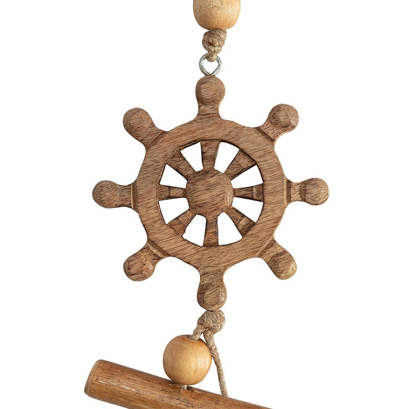 Handcrafted Hanging Ship Wheel