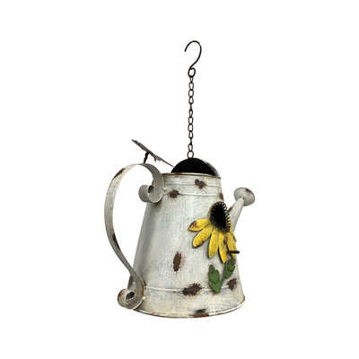 Watering Can with Sunflower Birdhouse
