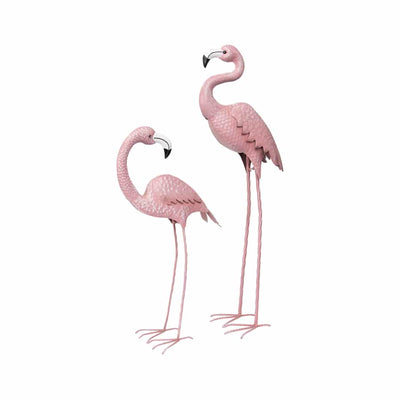 Set of 2 Pale Pink Flamingo