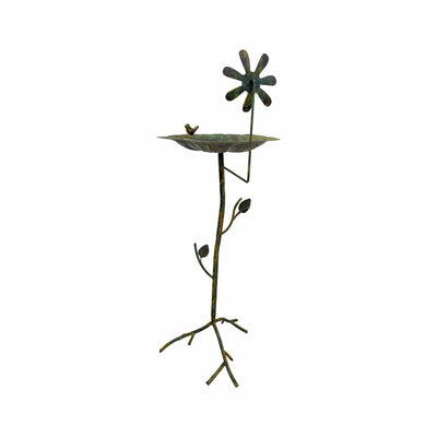 Lilypad on Branch Birdfeeder with Windmill