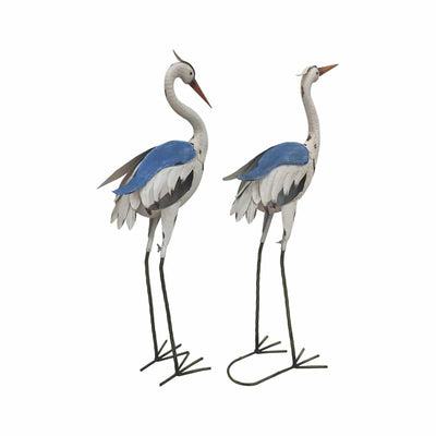 Set of Two Assorted Egret Crane Couple