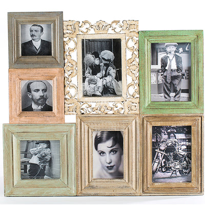XL Vintage French Wall Photo Collage