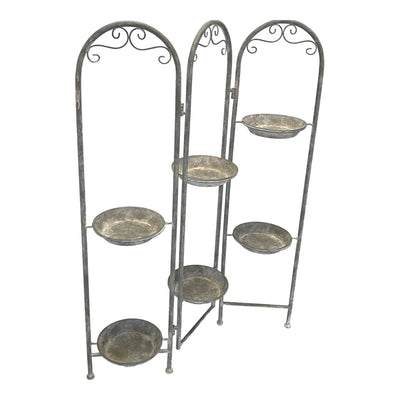 Arched Baroque Pot Plant Stand Screen