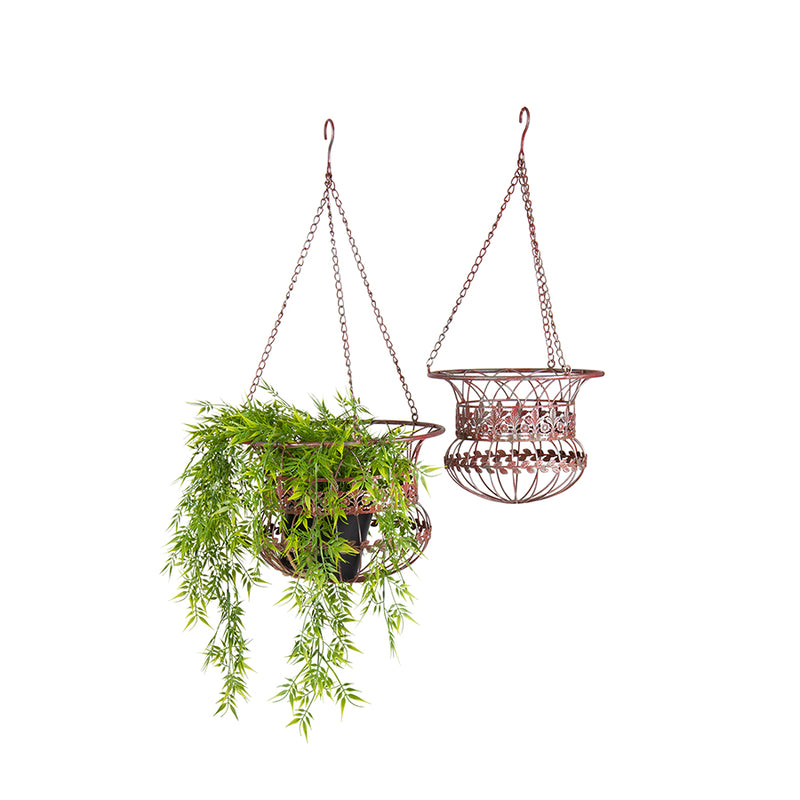 Set of 2 Nested Federation Hanging Baskets