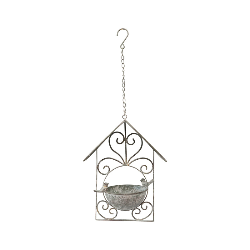 Fleur House Bird Feeder on Chain