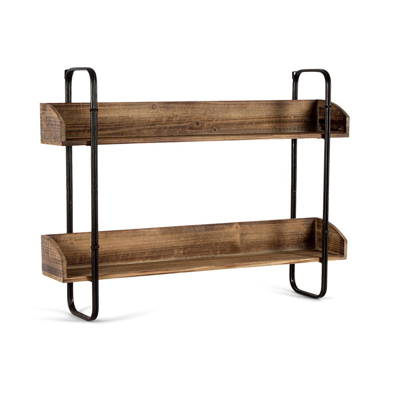 Industro-Chic Hanging Wall Shelves