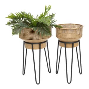 Set of 2 Nested Tropea Tapered Pot Planters