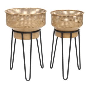Set of 2 Nested Tropea Tapered Pot Planters