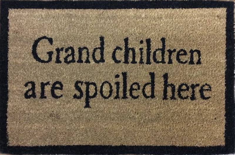 Grand Children Are Spoiled Here Doormat