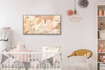 Shades of Pink Floral Canvas