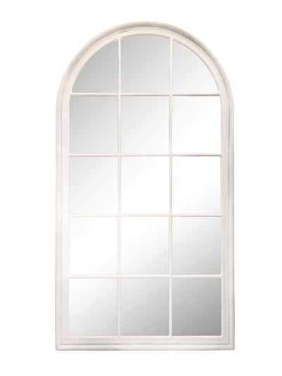 David Arched Mirror - Antique White