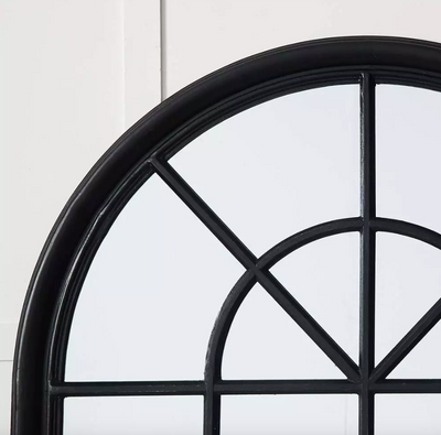 Provincial Arch Mirror - Matte Black
