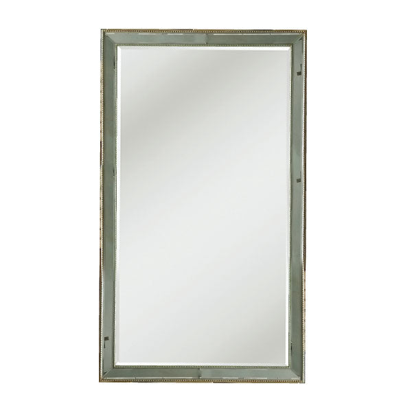 XL Traditional Beaded Mirror - Champagne