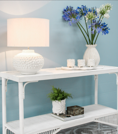 East Coast White Console Table